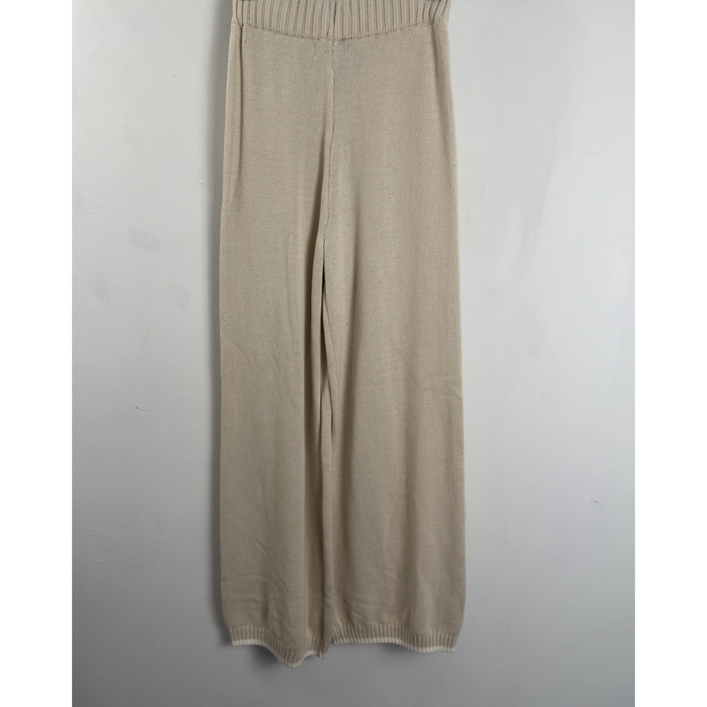 Sincerely Jules Women's Knit Pants From 2 Pieces Set in Cream Sz Small - Picture 2 of 5